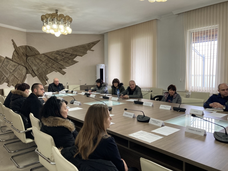 ОБЛАСТНИЯТ УПРАВИТЕЛ ГЕОРГИ МИТОВ ПРЕДСЕДАТЕЛСТВА ЗАСЕДАНИЕ НА ОКБДП