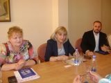 ОБЛАСТНИЯТ УПРАВИТЕЛ МАЛИНА НИКОЛОВА И НАРОДНИТЕ ПРЕДСТАВИТЕЛИ ИНЖ. ПЕТЯ АВРАМОВА И КРАСЕН КРЪСТЕВ ПРОВЕДОХА РАБОТНА СРЕЩА С РЕКТОРА НА РУСЕНСКИЯ УНИВЕРСИТЕТ