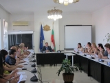 ЗАМЕСТНИК ОБЛАСТНИЯТ УПРАВИТЕЛ МИРОСЛАВ КОМИТСКИ ПРЕДСЕДАТЕЛСТВА РЕДОВНОТО ЗАСЕДАНИЕ НА  ПОСТОЯННАТА КОМИСИЯ ПО ЗАЕТОСТ КЪМ ОБЛАСТНИЯ СЪВЕТ ЗА РАЗВИТИЕ