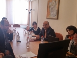 ОБЛАСТНИЯТ УПРАВИТЕЛ НА ОБЛАСТ ВРАЦА МОМЧИЛ МЛАДЕНОВ СЕ СРЕЩНА С НАЙ-МЛАДИЯ ФРЕНСКИ СЕНАТОР ЛОИК ЕРВЕ