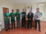 Областният управител г-н Иван Сълов награди с плакети състезателите от националния ни тим, спечелил трето място в Москва