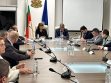 МИНИСТЪРА НА МРРБ АНДРЕЙ ЦЕКОВ  И БОРДА НА УС НА  АПИ НА РАБОТНА СРЕЩА В ОБЛАСТНА АДМИНИСТРАЦИЯ-ВРАЦА