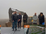 Областният управител Николай Николов присъства на символичната “първа копка” по изграждането на нов търговски комплекс във Враца